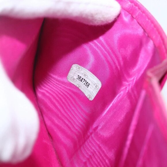 CHANEL Wallet Grained Calf Skin Pink Gold CC Auth 159752 - Picture 11 of 16